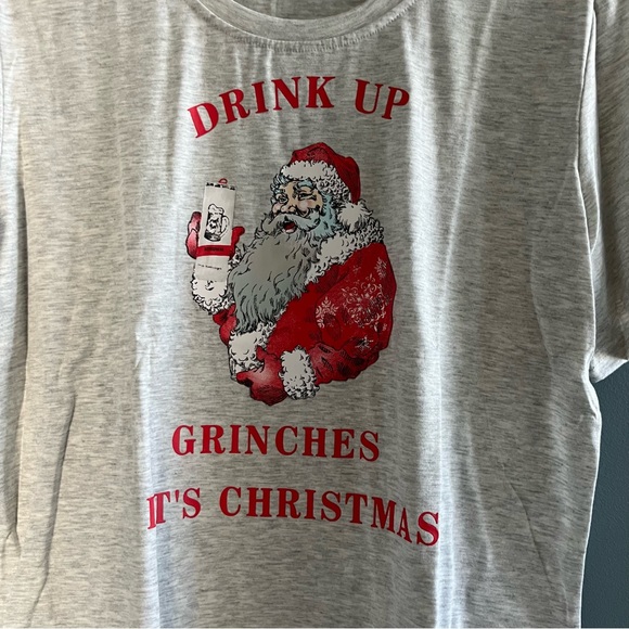 Takeyal Women’s Christmas Drink Up Tee - Picture 5 of 7